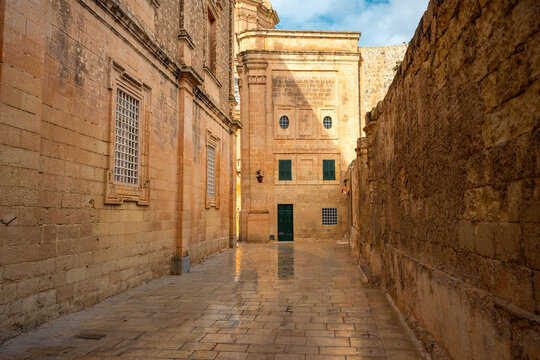 November 6,  2024 Valetta Malta. Mdina Gate, also known as the Main Gate or the Vilhena Gate, is the main gate into the fortified city of Mdina, Malta. It was built in the Baroque style in 1724 