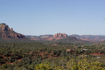 Obraz premium Stunning red rocks of Sedona at Golden Hour