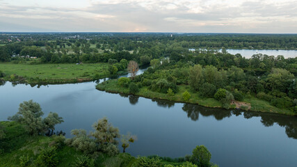 Fototapeta premium lake and forest
