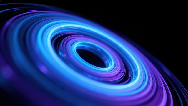 Abstract spiral light pattern