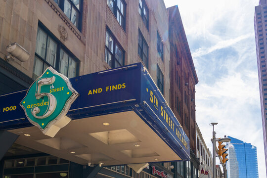 The 5th Street Arcade in downtown Cleveland Ohio USA