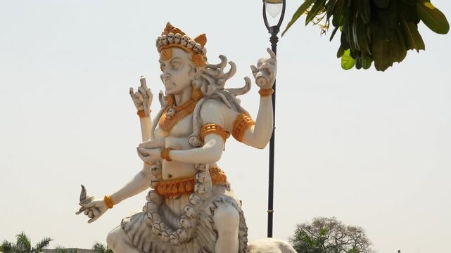 Kaal Bhairava Statue at Mahakal Lok Corridor in Ujjain, Madhya Pradesh, India