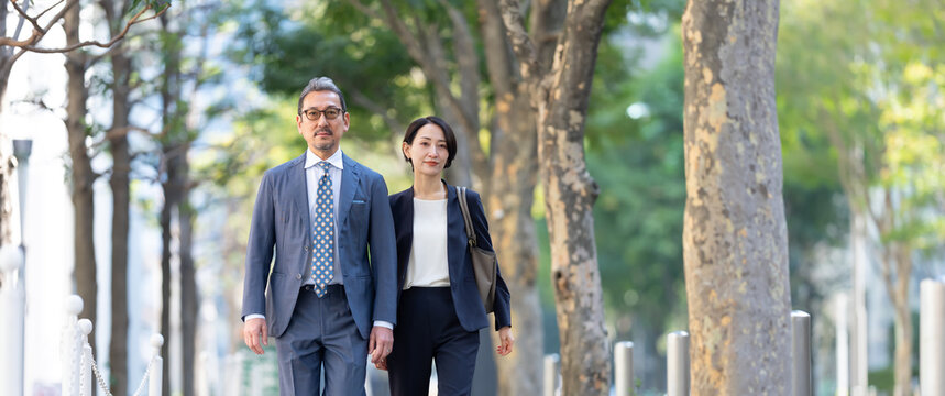 ビジネス　男性　女性