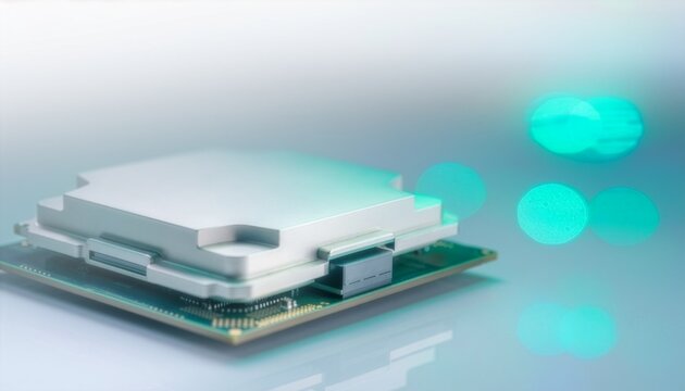 Next-generation AI supercomputing chip and HBM memory architecture with clean copy space