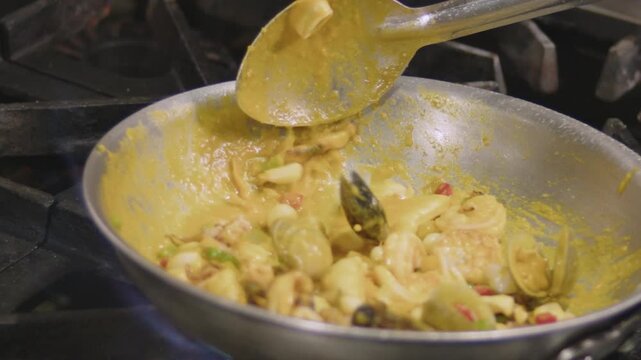 Seafood Rice Preparation &ndash; Step-by-Step Cooking Video