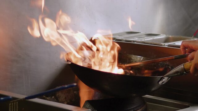 Saut&eacute;ed Loin Preparation &ndash; Stock Video