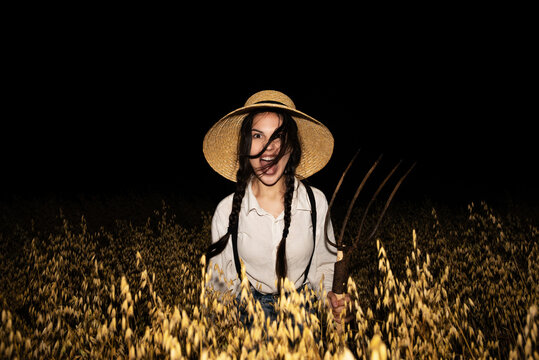 Angry farmer