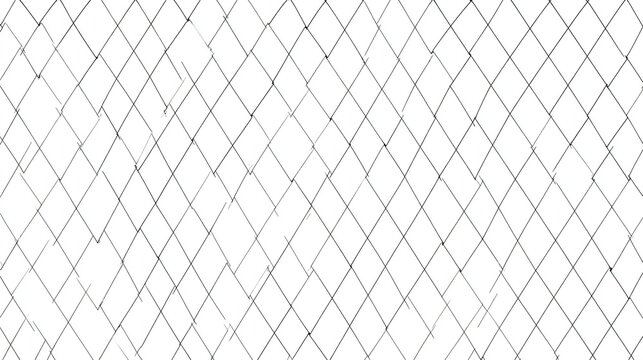 Seamless diamond pattern on a white surface, a minimalist design with a repeating geometric structure