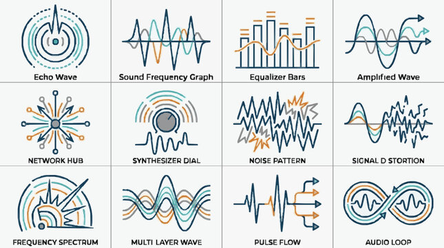 Illustrated Audio Signal Processing Concepts Diagram.