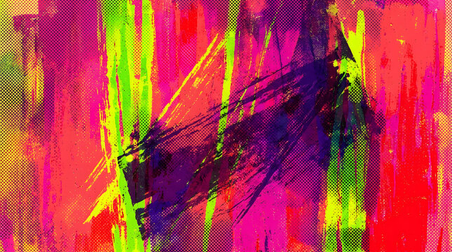 abstract graphic texture, punk risograph riso print style background, aggressive hand painted ink roller texture