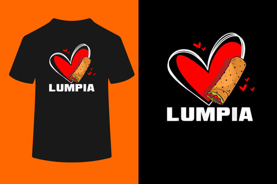 Funny Filipino Tagalog Lumpia Spring Roll For Men Women Kids T-Shirt
