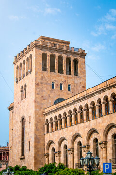 Government House of Armenia on Republic Square in Yerevan, Armenia