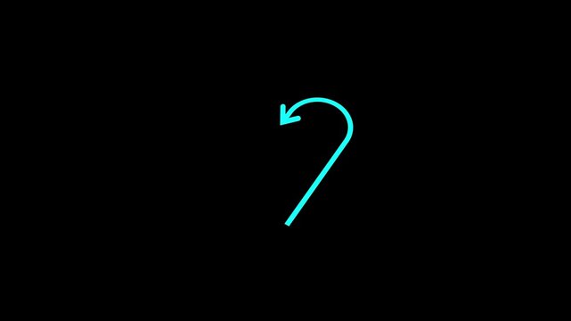 Neon green question mark symbol glowing in dark minimalist background