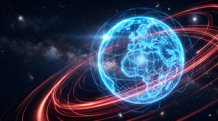 Fototapeta premium visualization of space