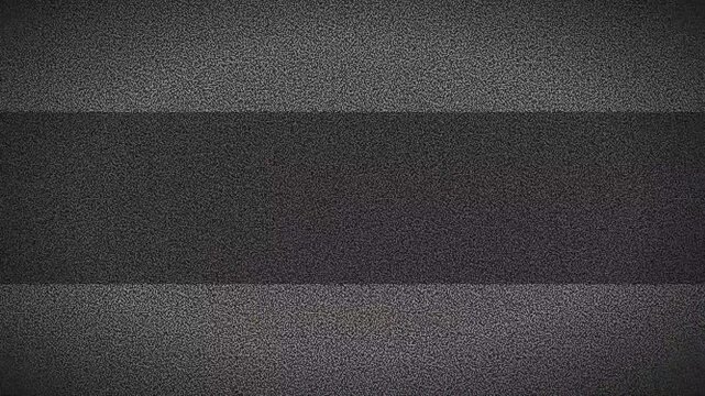 Broadcast Interrupted Glitching Retro Typography on Static