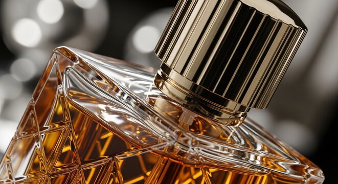 Elegant perfume bottle luxury