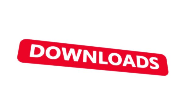 Downloads Red Signboard Isolated on Chroma Key Green Screen