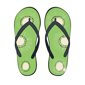 Flat design vector of badminton shuttlecocks