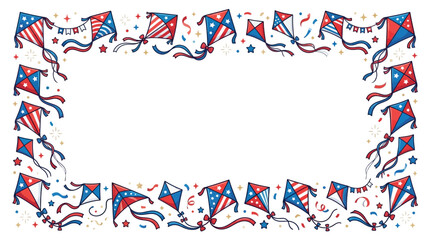 Fototapeta premium Colorful Birthday Party Bunting Flags.