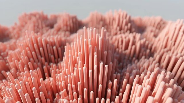 Vibrant pink coral reef texture, intricate organic structure, close-up, pastel color, gradient lighting, natural background, copy space, seamless pattern