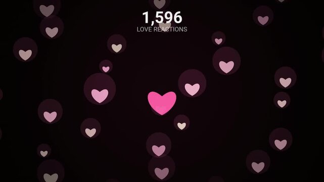 Love Reactions Counter