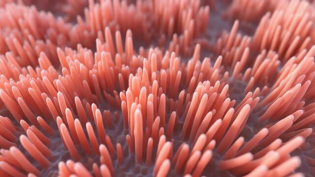 Vibrant pink coral reef texture, close-up, soft focus, marine life background, colorful, detailed, high-resolution, natural pattern, underwater world, coral polyps