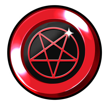 Pentagram coin icon emote png