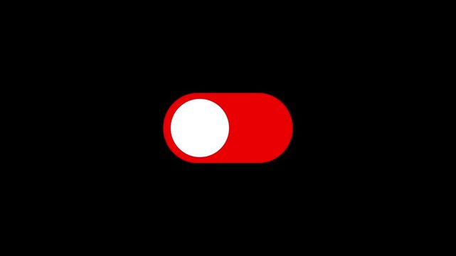 Power button on off animation neon green red modern ui transition power button animation on off switch transition