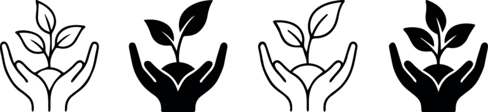 Four_minimalist_sapling_icons