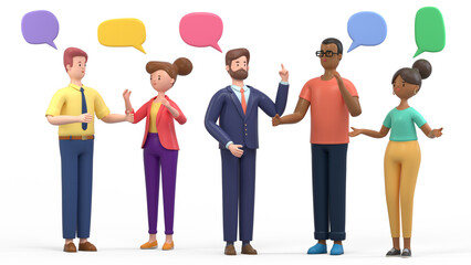 Obraz premium Diverse dialogue, sharing ideas, collaborative brainstorming