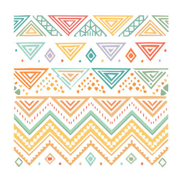 Geometric Tribal Pattern Design