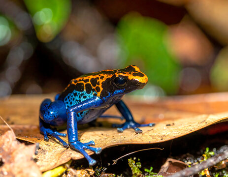 Poison dart frog in Costa Rica