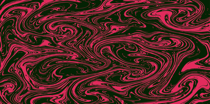 Vibrant red and black marbled pattern design