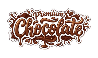 Fototapeta premium vector illustration of a chocolate bar