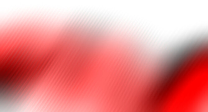 Minimalist red striped geometric surface overlay on transparent background