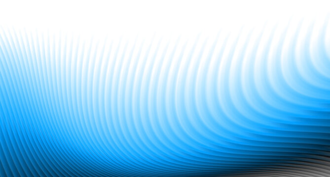 Abstract dark blue glowing speed stripes banner with isolated background