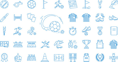 Collection of blue document analysis and checklist icons with document checklist magnifying analysis business management information verification illustration planning organization approval © brandesiner