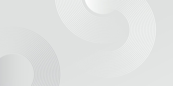 Minimalist tech background template. Creative black and white geometric design with spiral chaos, wavy lines, and big data particles for corporate banner.