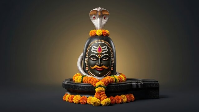 Sacred Ujjain Mahakal Spiritual Luxury Artwork