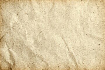 Naklejka premium Aged, wrinkled parchment paper with subtle texture and specks