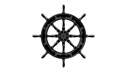 Ship's Wheel Icon © Murshida