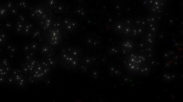 Vibrant fireworks exploding in night sky with colorful lights