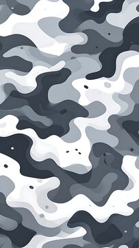 Monochrome abstract waves