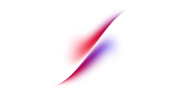 Elegant abstract motion background featuring vibrant red fluid gradients moving smoothly on a clean white space. A seamless loop designed perfectly for premium stock video project needs.