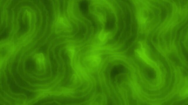 Abstract green swirling smoke and vapor motion background, ethereal glowing fluid energy flow, organic liquid simulation, dreamlike smoke texture, supernatural mysterious atmosphere.