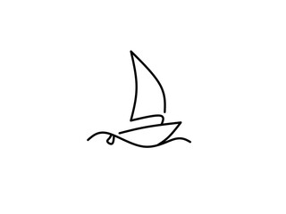 Obraz premium Sailboat lines