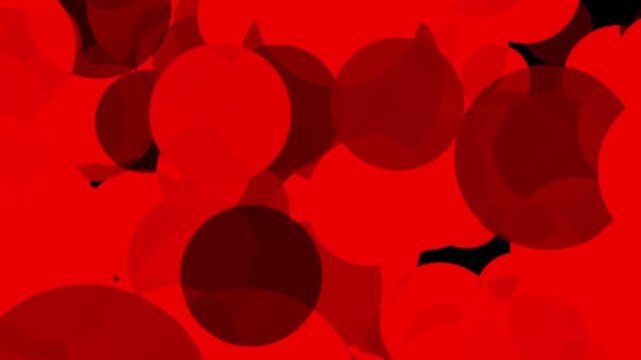 red blood cells flowing