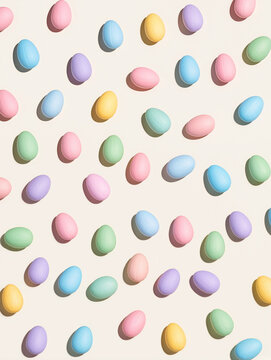 easter eggs background