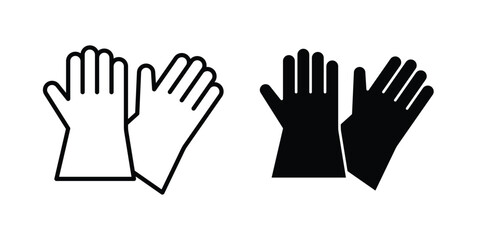 Obraz premium safety gloves icon