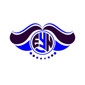 EYN letter logo creative design. EYN unique design